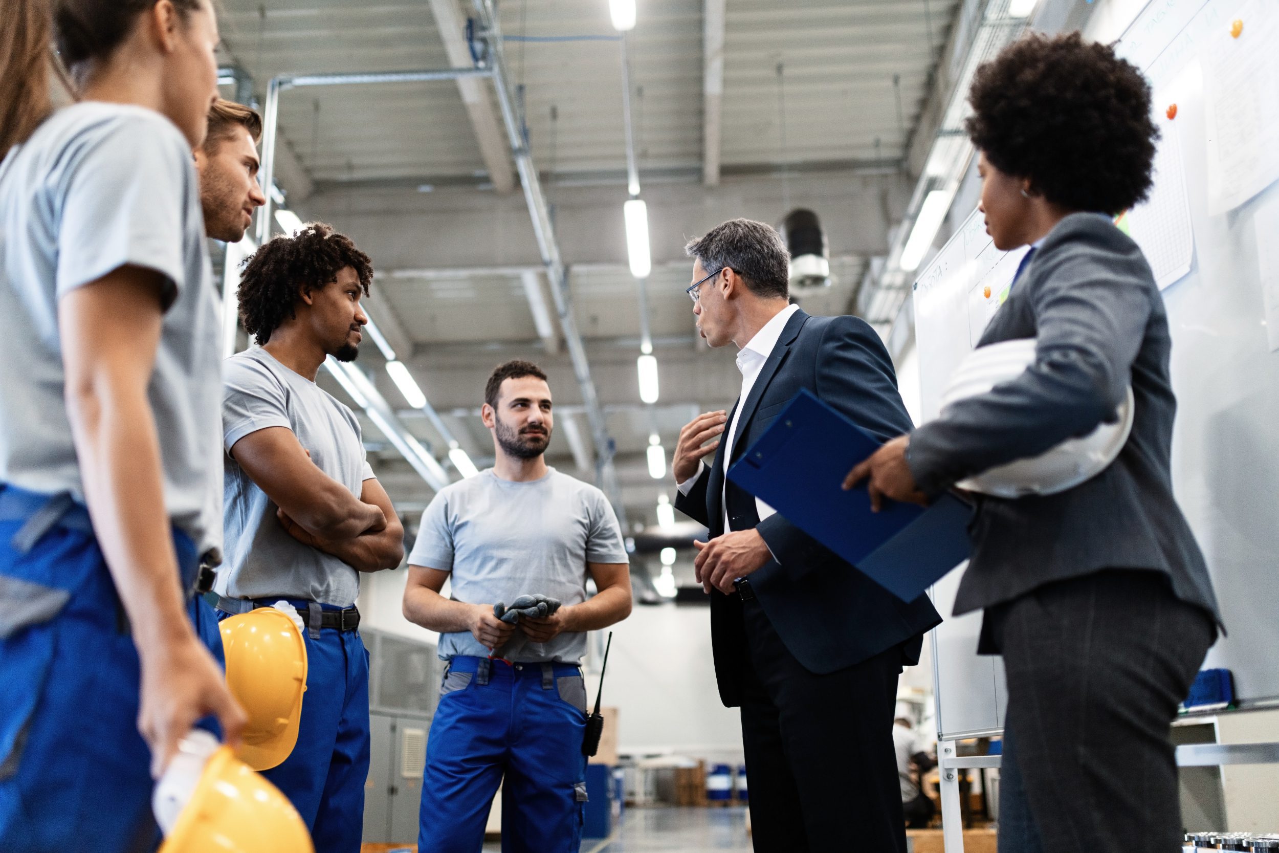 industrial workforce team improving employee retention and stability